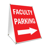 Faculity Parking With Arrow