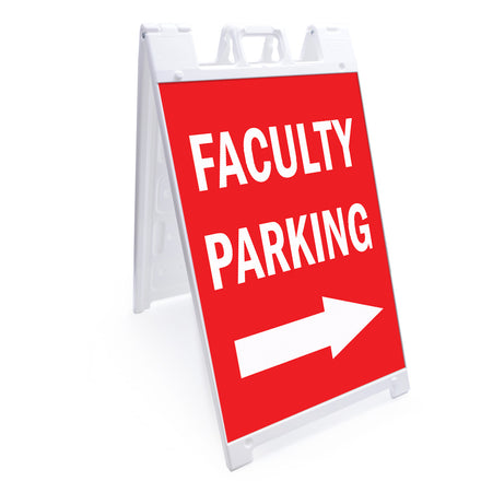 Faculity Parking With Arrow