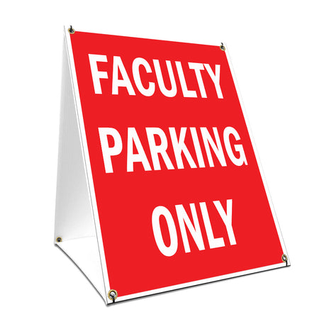 Faculty Parking Only