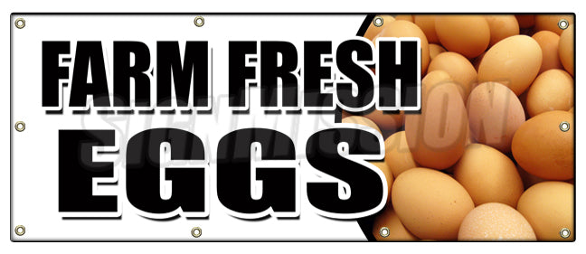 Farm Fresh Eggs Banner