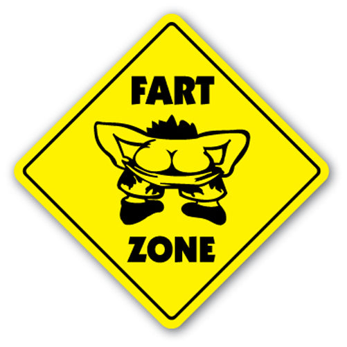 Fart Zone Vinyl Decal Sticker