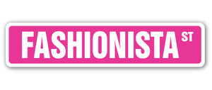 Fashionista Street Vinyl Decal Sticker