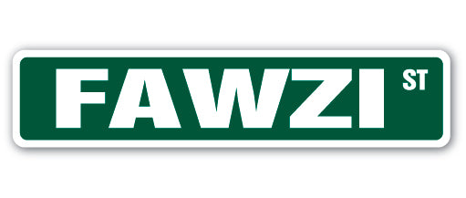 FAWZI Street Sign