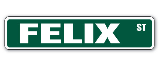Felix Street Vinyl Decal Sticker