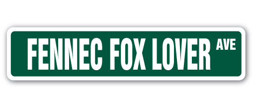 Fennec Fox Lover Street Vinyl Decal Sticker