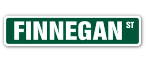 FINNEGAN Street Sign