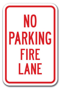 No Parking Fire Lane