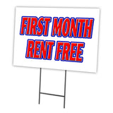 FIRST MONTH RENT FREE