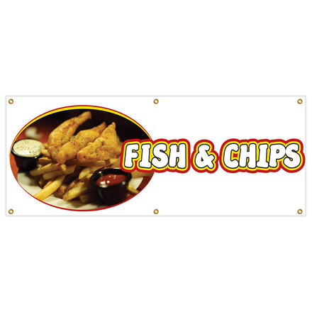 Fish And Chips Banner