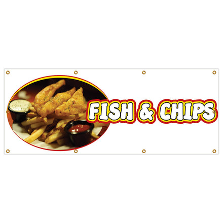 Fish And Chips Banner