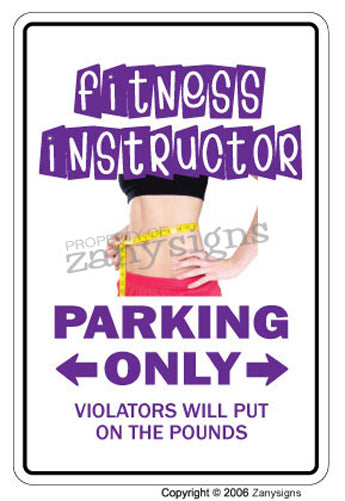 Fitness Instructor Vinyl Decal Sticker