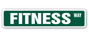 Fitness Street Vinyl Decal Sticker