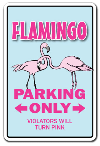 Flamingo Street Vinyl Decal Sticker