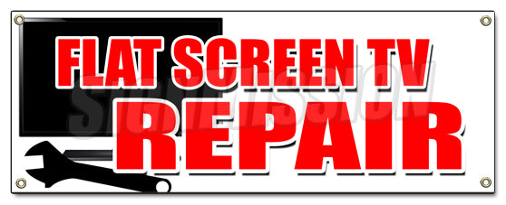 Flat Screen Tv Repair Banner