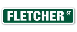 Fletcher Street Vinyl Decal Sticker