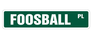 Foosball Street Vinyl Decal Sticker