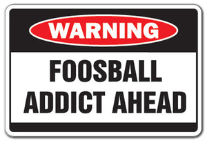 Foosball Addict Vinyl Decal Sticker