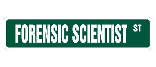 Forensic Scientist Street Vinyl Decal Sticker