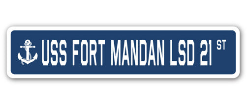 USS Fort Mandan Lsd 21 Street Vinyl Decal Sticker