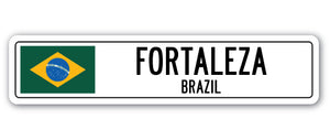 Fortaleza, Brazil Street Vinyl Decal Sticker