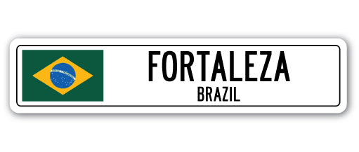 Fortaleza, Brazil Street Vinyl Decal Sticker