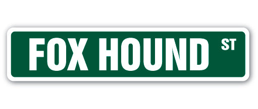 Fox Hound Street Vinyl Decal Sticker