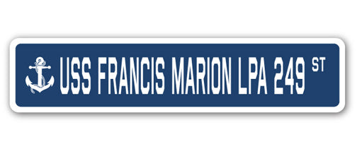 USS Francis Marion Lpa 249 Street Vinyl Decal Sticker