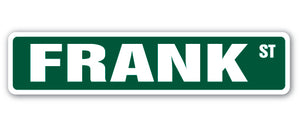 Frank Street Vinyl Decal Sticker