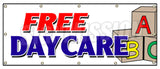 Free Daycare Banner