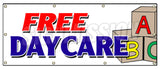 Free Daycare Banner