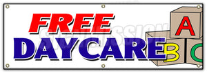 Free Daycare Banner
