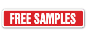 Free Samples Street Vinyl Decal Sticker