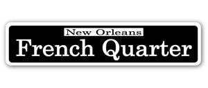 French Quarter Street Vinyl Decal Sticker