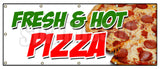 Fresh & Hot Pizza Banner