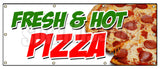 Fresh & Hot Pizza Banner