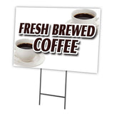 FRESH BREWED COFFEE
