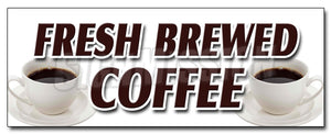 Fresh Brewed Coffee Decal