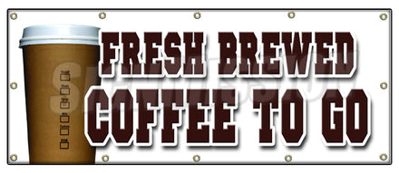 Fresh Brewed Coffee To G Banner