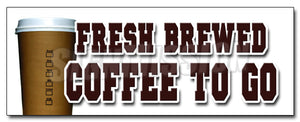 Fresh Brewed Coffee To G Decal