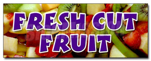 Fresh Cut Fruit Decal