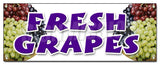 Fresh Grapes Banner