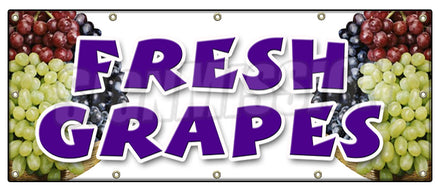 Fresh Grapes Banner