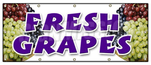 Fresh Grapes Banner
