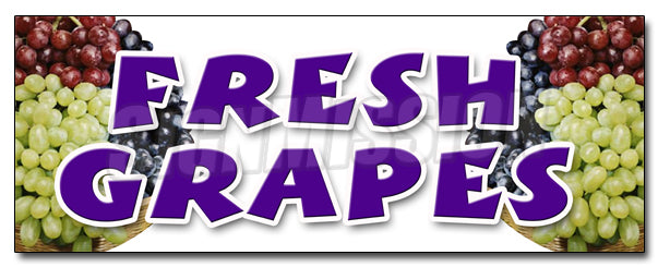 Fresh Grapes Decal