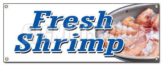 Fresh Shrimp Banner