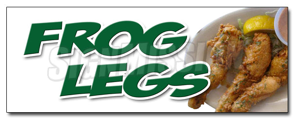 Frog Legs Decal