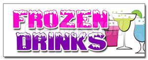 Frozen Drinks Decal