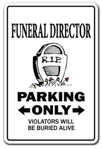 Funeral Director Vinyl Decal Sticker