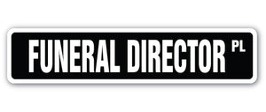 Funeral Director Street Vinyl Decal Sticker