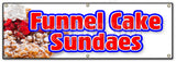 Funnel Cake Sundae Banner